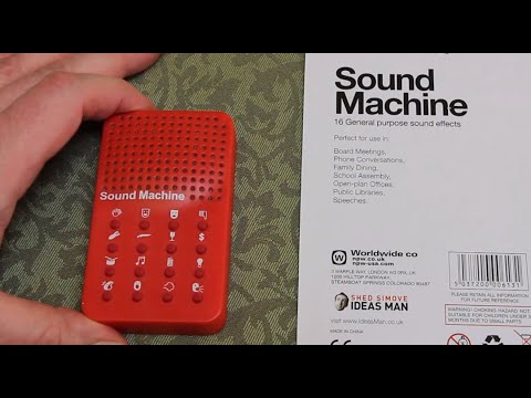 Sound Machine - The Original RED one - Detailed Hands on review - all 16 sounds - By NPW